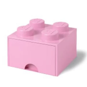 LEGO Storage 4 Knob Brick - 1 Drawer (Light Purple)