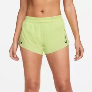 Nike AeroSwift Womens Running Shorts - Yellow