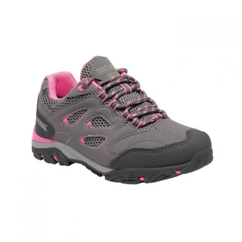 Regatta Holcombe Low Junior Waterproof & Breathable Walkin - Steel/Tulip