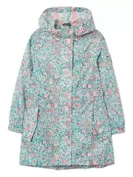 Joules Girls Floral Golightly Packable Jacket - Multi, Size 5 Years, Women