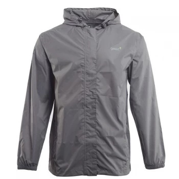 Gelert Packaway Mens Waterproof Jacket - Mid Grey