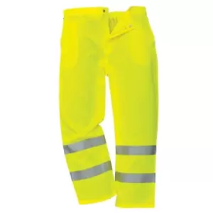 Yoko Unisex Work Hi-Vis Trousers (38/L UK) (Yellow)