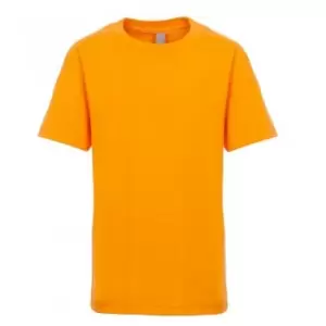 Next Level Childrens/Kids Short-Sleeved T-Shirt (L) (Gold)