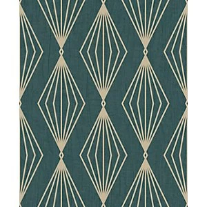 Boutique Marquise Geometric Wallpaper Emerald