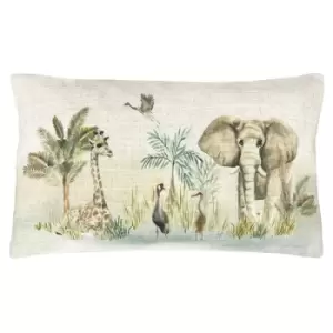 Kenya Scene Cushion Scene