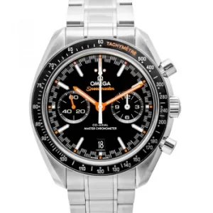 Speedmaster Racing Co-Axial Master Chronometer Chronograph 44.25mm Automatic Black Dial Steel Mens Watch