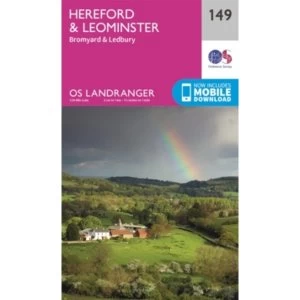 Hereford & Leominster, Bromyard & Ledbury: 149 (Sheet map, folded, 2016)