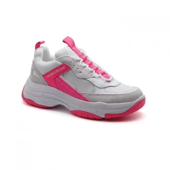 Calvin Klein Jeans Trainers - White/Pink