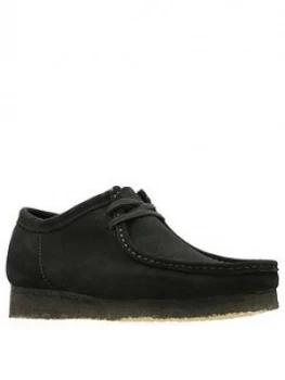 Clarks Suede Wallabee Shoes - Black