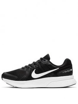 Nike Run Swift 2, Black/White, Size 12, Men