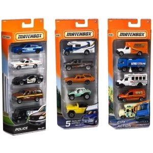 Matchbox Vehicles Set of 5 (1 At Random)