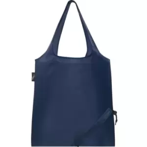 Bullet Sabia Recycled Packaway Tote Bag (One Size) (Navy) - Navy