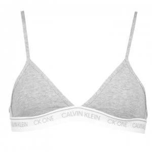 Calvin Klein ONE Cotton Triangle Bra - Grey 020