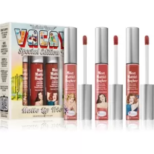 theBalm Voyage Vacay Trio matt lip set (3 pcs)