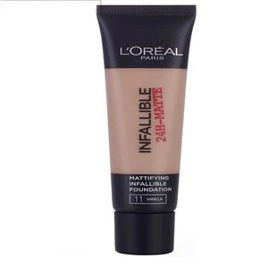 LOreal 24H-Matte Waterproof Foundation 11 Vanilla 35ml Nude