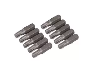 Silverline 486941 Torx Cr-V Screwdriver Bits 25mm 10pk T30