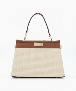 Dune 'Ducies' Medium Raffia Tote Bag - natural