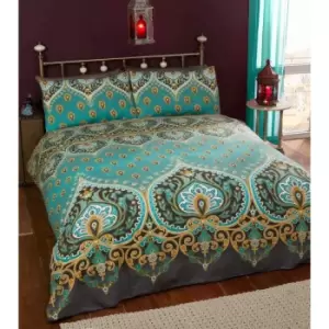 Asha Emerald Duvet Set - Double