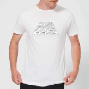 Star Wars: The Rise Of Skywalker Trooper Filled Logo Mens T-Shirt - White - XXL