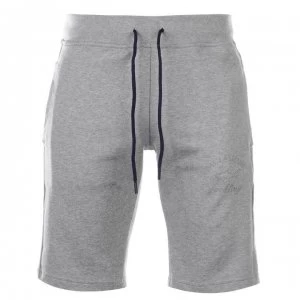 Paul And Shark Fleece Logo Shorts - Mid Grey 931