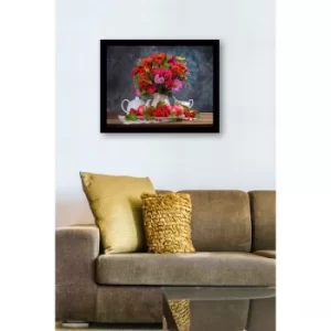 SC0887 Multicolor Decorative Framed MDF Painting