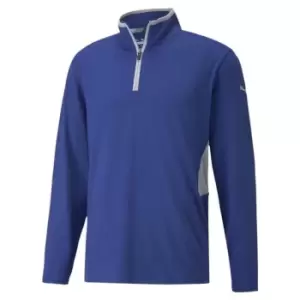 Puma Rotation Zip Top Mens - Blue