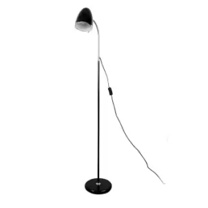 Kuppel Flexi Neck Black Floor Lamp