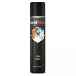 Rust Oleum CombiPrimer Anti Rust Metal Primer Spray Paint Grey 400ml