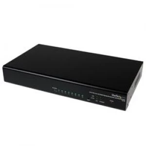 StarTech.com 8 Port VGA over Cat5 Digital Signage Broadcaster with RS232 & Audio