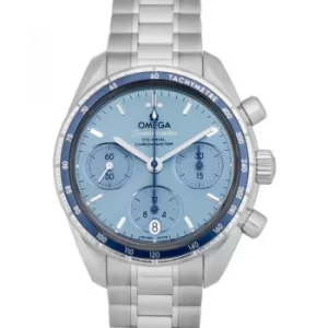 Speedmaster 38mm Co-Axial Chronograph 38mm Automatic Blue Dial Steel Unisex Watch