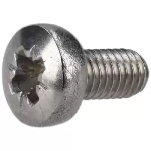 R-TECH 337089 Pozi Pan Head A2 Stainless Steel Screws M3 6mm - Pac...