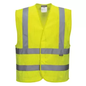 Portwest MeshAir Class 2 Hi Vis Waistcoat Yellow S / M