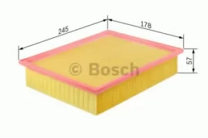 Bosch 1457433085 Air Filter Insert S3085