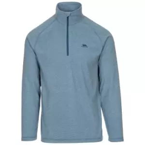 Trespass Mens Keynote Anti Pilling 1/4 Zip Fleece Top (XS) (Sky Blue)