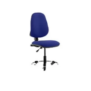 Dynamic Permanent Contact Backrest Task Operator Chair Without Arms Eclipse I Stevia Blue Seat Without Headrest High Back