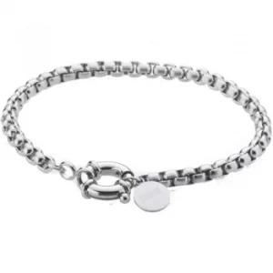 Ladies STORM Silver Plated Rolo Bracelet