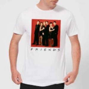 Friends Character Pose Mens T-Shirt - White - 5XL