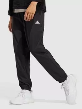 adidas Sportswear Aeroready Essentials Stanford Elastic Cuff Small Logo Joggers - Black, Size XS, Men