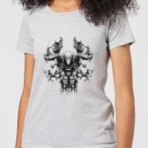 Avengers Endgame Thanos Rorschach Womens T-Shirt - Grey - L