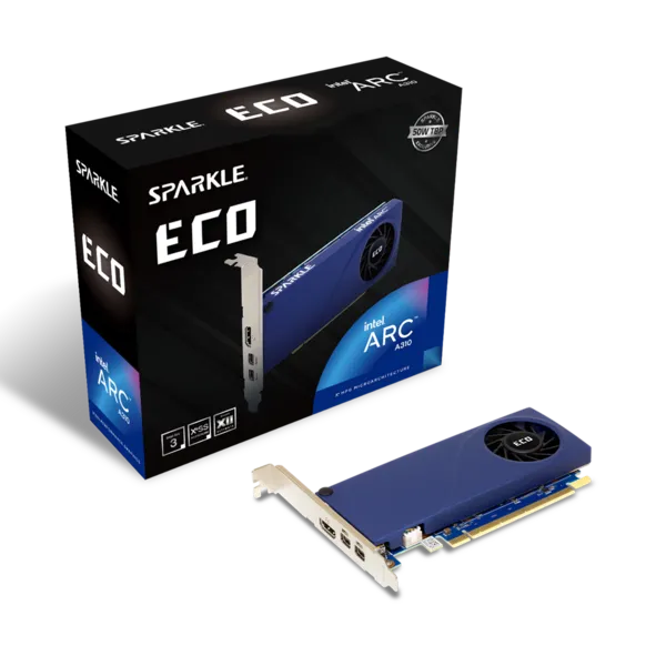 Sparkle Intel ARC A310 ECO Edition 4GB GDDR6 Graphics Card