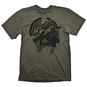 Call of Duty: Modern Warfare Soldier In Focus Mens X-Large T-Shirt - Green