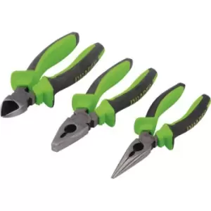 Draper 3 Piece Soft Grip Pliers Set