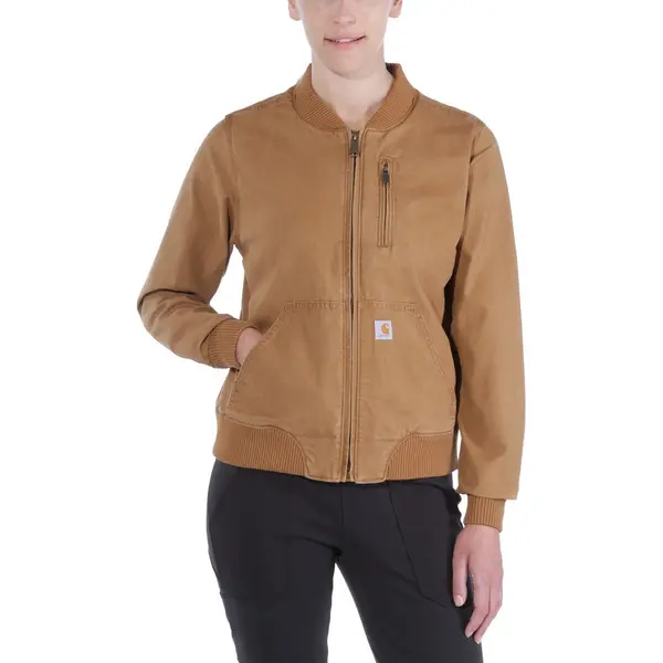 Carhartt Crawford Womens Bomber Jacket, brown, Size XS