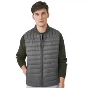 Crew Clothing Mens Bomber Collar Bodywarmer Gilet S - Chest 38-39.5'