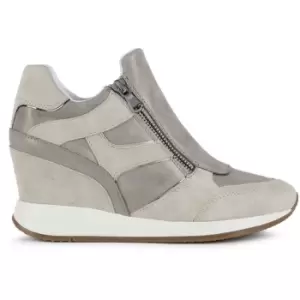 Geox Nydame Wedge Sneaker - Grey