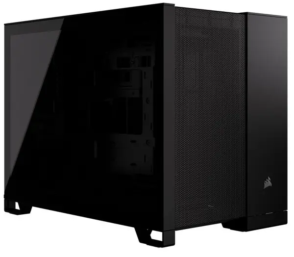 Corsair 2500D Airflow Micro ATX Dual Chamber PC Case - Black