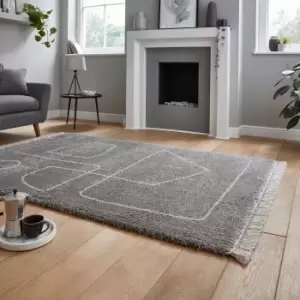 Boho A474 Rug Grey/Cream