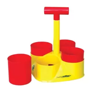 Rapid Class Caddy Table Top Organiser Red and Yellow
