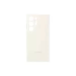 Samsung Silicone Case for Galaxy S23 Ultra in Cream (EF-PS918TUEGWW)