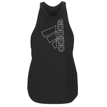 adidas TECH BOS TANK womens Vest top in Black - Sizes L,XL